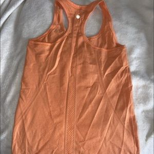 lululemon orange swiftly tech racerback